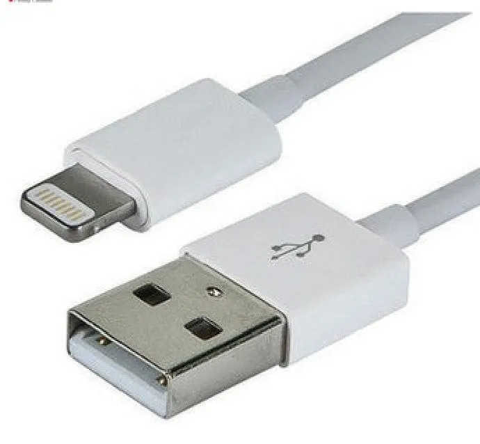 1-Meter MFI Apple Certified Lightning USB Charge & Sync Cable, White