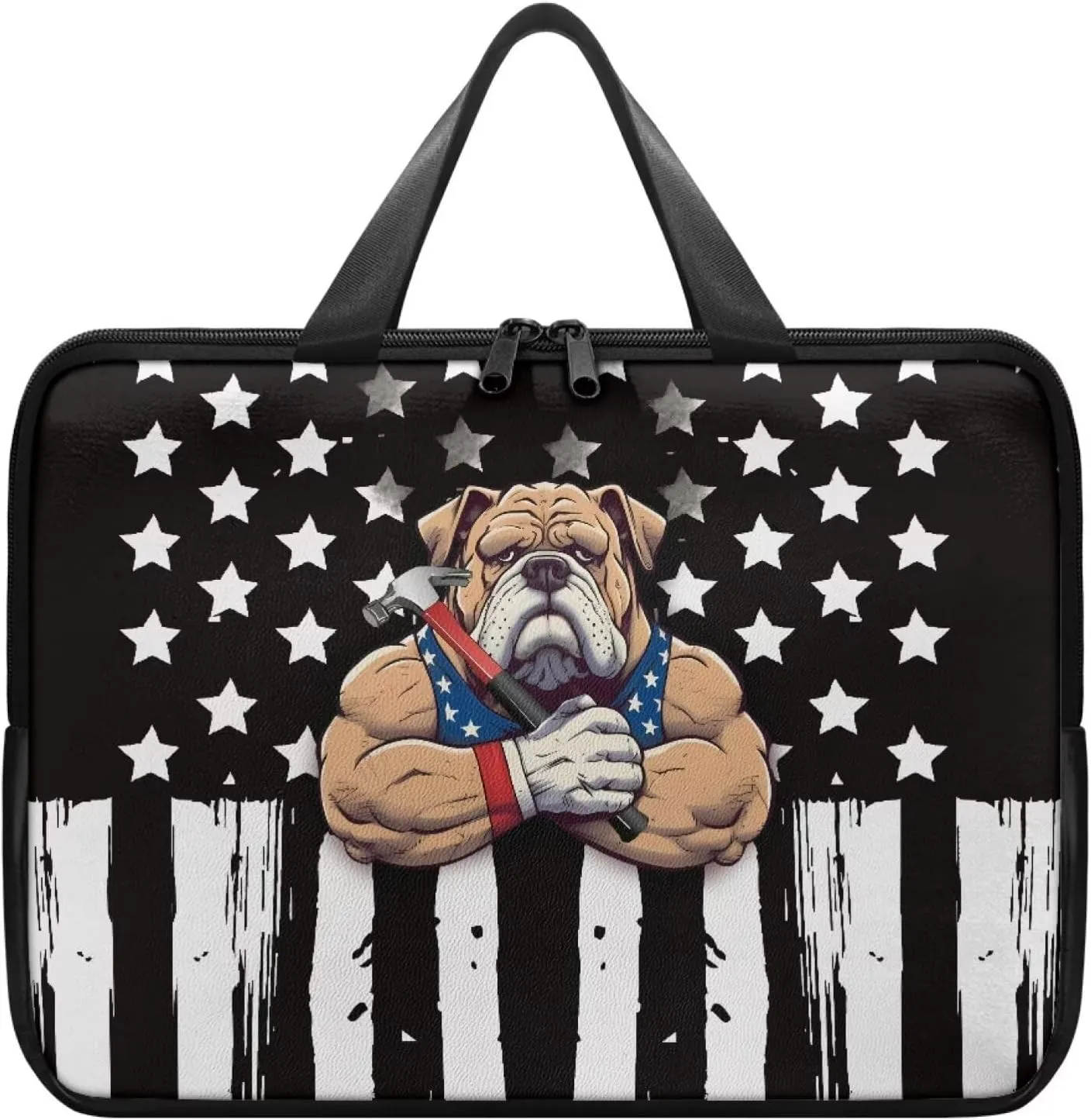 10-17 inch Laptop Bag Protective Laptop Sleeve Waterproof PU Leather Computer Carrying Bag
