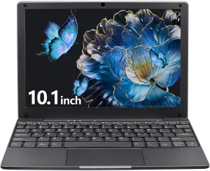 10.1 inch Ultra-Thin Portable Mini Laptop,Celeron N4020 Processor (up to 2.8Ghz), 8GB RAM DDR4,Weight only About 0.8Kg,Built-in Webcam, WiFi, Easy to Carry (Gray, 8G 128GB SSD)