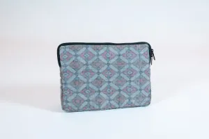 11" Laptop Cover of Vintage Kimono Fabric