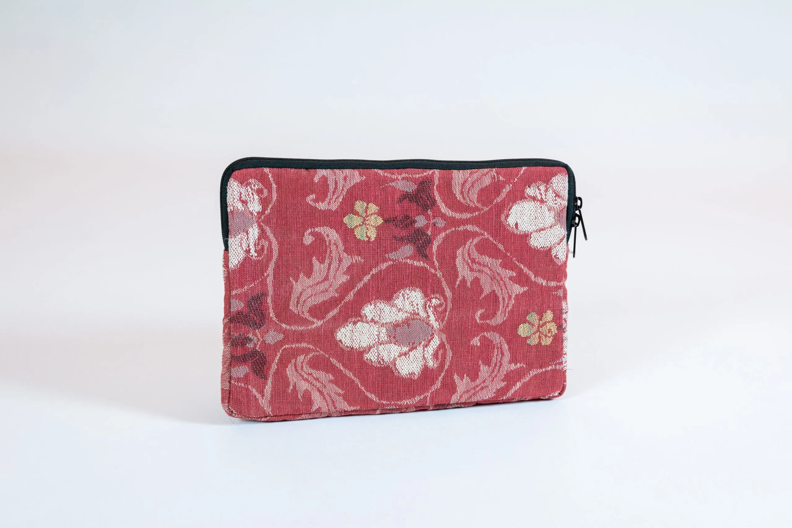 11" Laptop Cover of Vintage Kimono Fabric