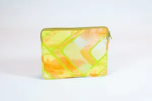 11" Laptop Cover of Vintage Kimono Fabric