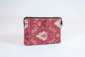 11" Laptop Cover of Vintage Kimono Fabric