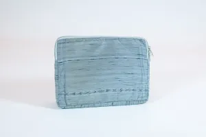 11" Laptop Cover of Vintage Kimono Fabric
