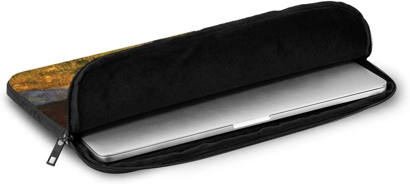 12 inch Laptop Sleeve Bag Rocky Mountain Sunset Sunshine Laptop Bag Shockproof Computer Carrying Cover Slim Briefcase Handbag