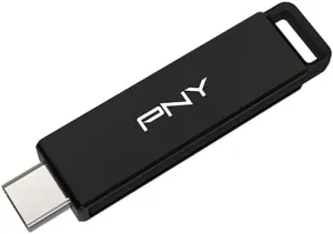 128GB PNY Elite-X Type-C USB 3.2 Gen 1 Flash Drive – 200MB/s Read, Ultra Fast Storage and File Transfers for Type-C Devices