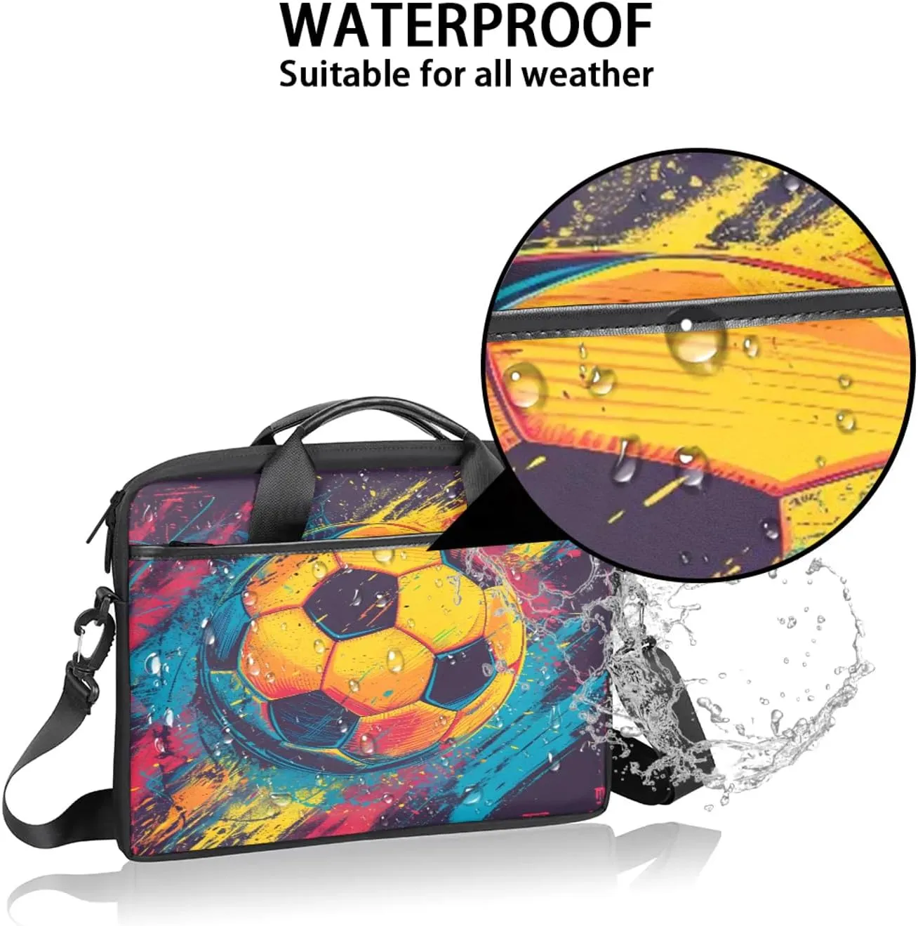 13-15 Inch Basketball Handy Laptop Bag Basketball kids Shoulder Laptop Bag For Work, School, Travel And More