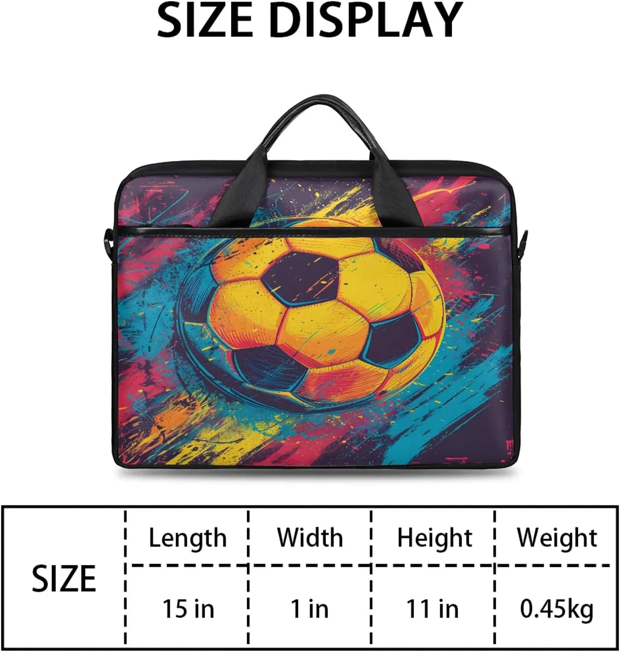13-15 Inch Basketball Handy Laptop Bag Basketball kids Shoulder Laptop Bag For Work, School, Travel And More