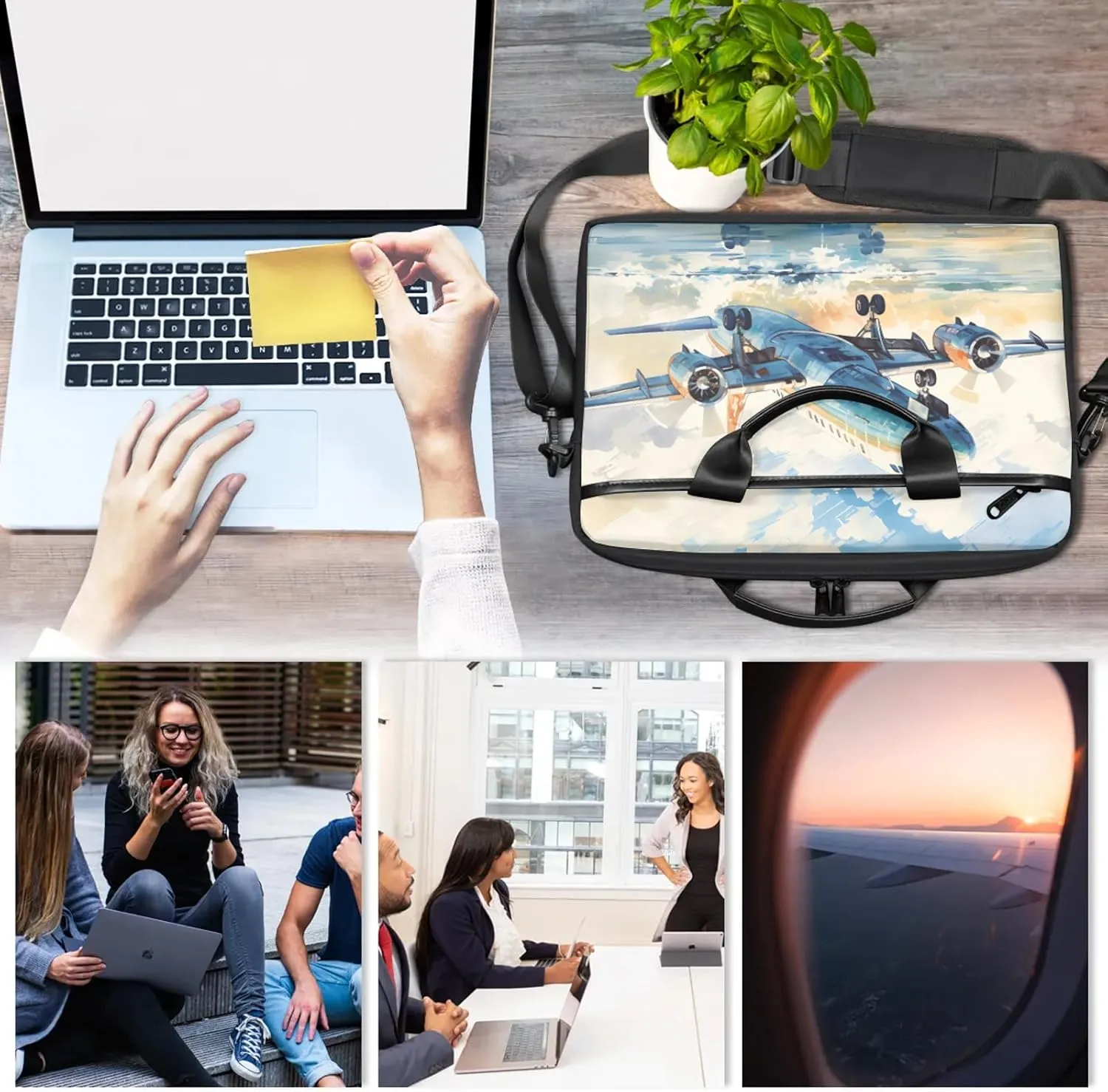 13-15 Inch Trucks Handy Laptop Bag Diggers Shoulder Laptop Bag For Work, School, Travel And More