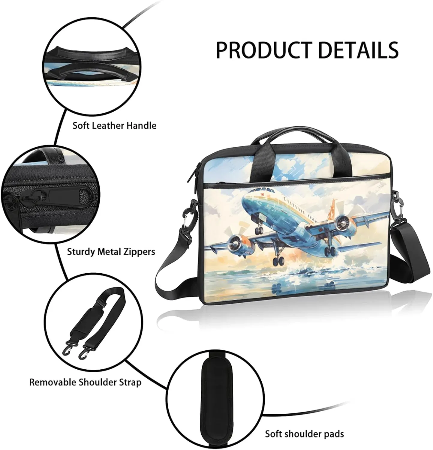 13-15 Inch Trucks Handy Laptop Bag Diggers Shoulder Laptop Bag For Work, School, Travel And More
