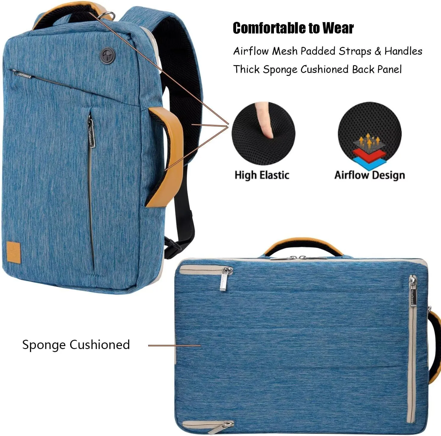 14 in Laptop Shoulder Bag Compatible with Dell Latitude 3450 3440 3445 5450 5455 5420 7450 7455 9450 5431 5440 7420 7430 7440