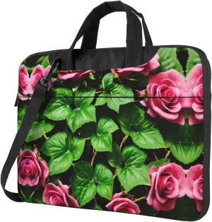 15.6 Inch Laptop Bag - Case with Soft Interior, Multiple Pockets - Ideal, Travel and Business Sugar and Skulls Style