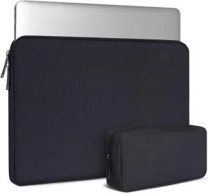 15.6 Inch Laptop Case Bag for HP Pavilion/Envy x360, ASUS VivoBook/ZenBook 15, HP Dell Lenovo Samsung MSI Acer Chromebook Notebook Computer Case, Black