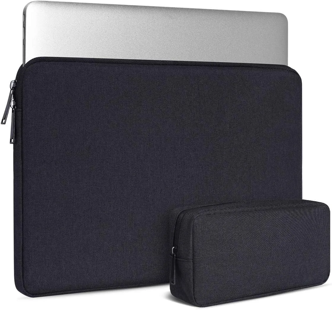 15.6 Inch Laptop Case Bag for HP Pavilion/Envy x360, ASUS VivoBook/ZenBook 15, HP Dell Lenovo Samsung MSI Acer Chromebook Notebook Computer Case, Black