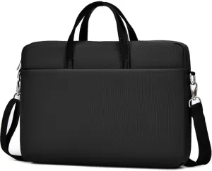15.6 inch Laptop Case Waterproof Laptop Sleeve Cover Shoulder Bag Compatible with Lenovo IdeaPad 15.6”, Acer Aspire 3 15.6/ Acer Nitro V 15.6", HP Pavilion 15.6, Dell ASUS Computer Bag Black
