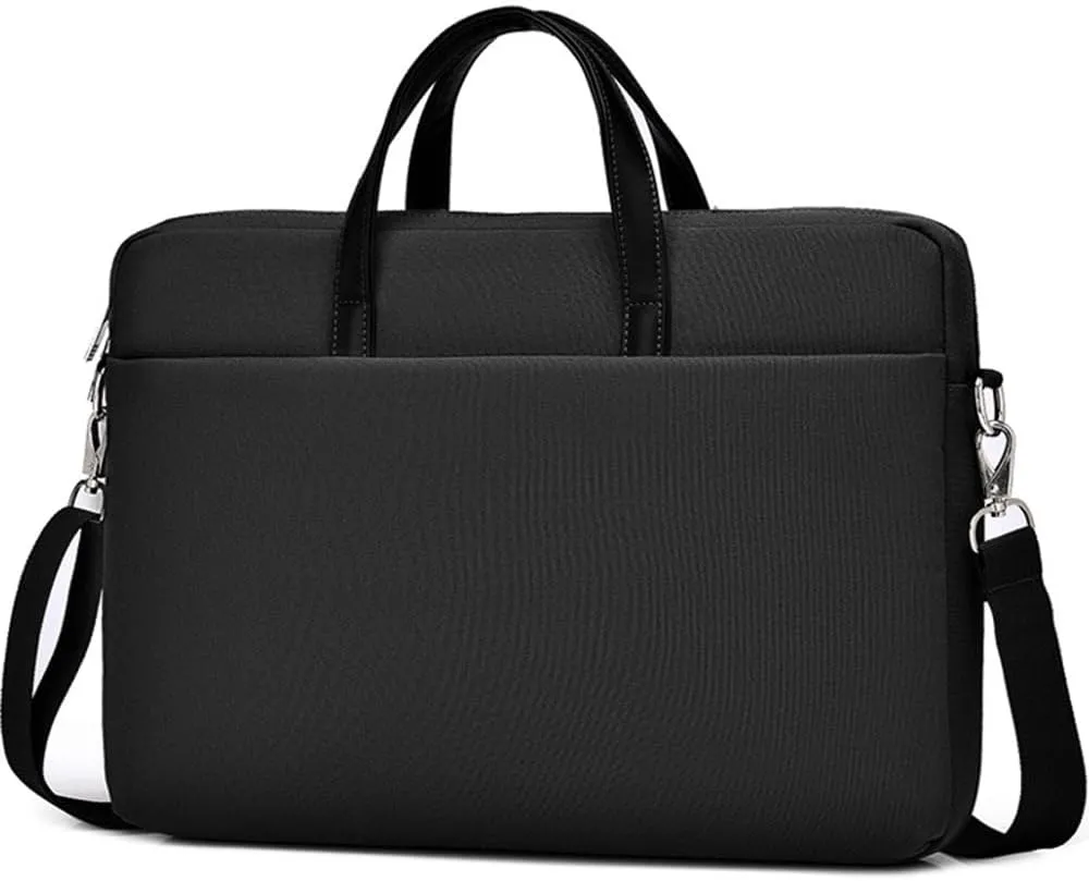 15.6 inch Laptop Case Waterproof Laptop Sleeve Cover Shoulder Bag Compatible with Lenovo IdeaPad 15.6”, Acer Aspire 3 15.6/ Acer Nitro V 15.6", HP Pavilion 15.6, Dell ASUS Computer Bag Black