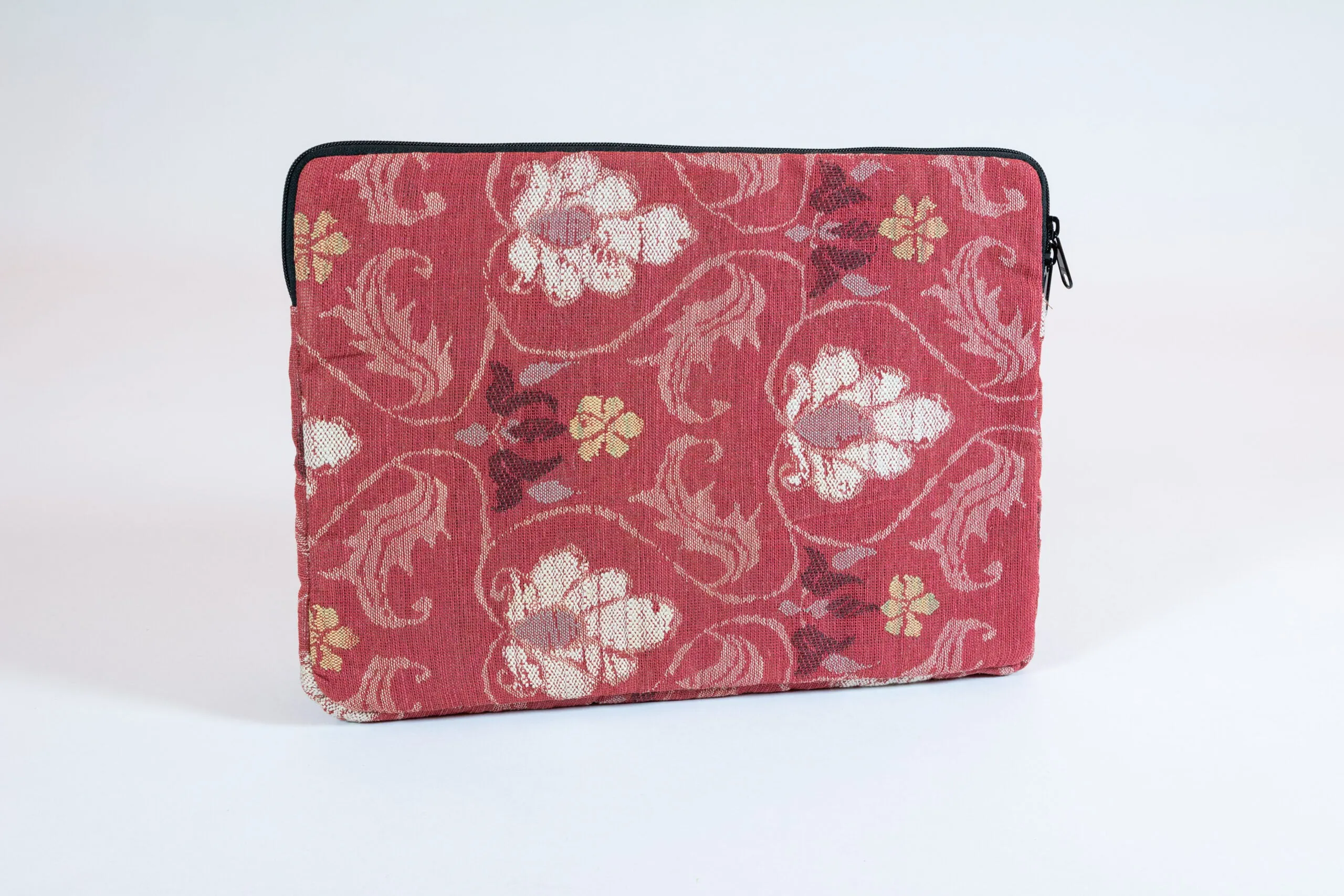 15" Laptop Bag of Vintage Kimono Fabric