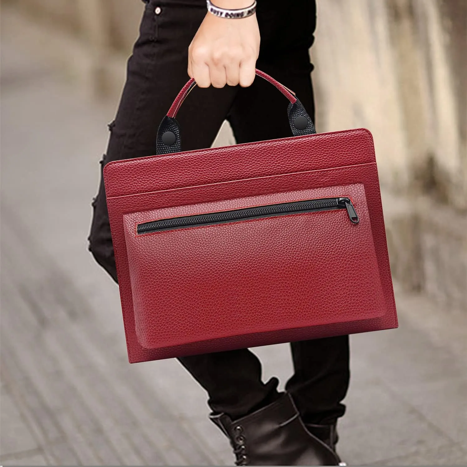 2 in 1 Protective Case   Portable Bag for 13.3" Samsung Galaxy Book S SM-W767/Galaxy Book Pro 13 np930xdb np935xdb & ASUS ZenBook 13 UX325JA Laptop[Not fit Galaxy Book Flex 13 NP930QCG],Red
