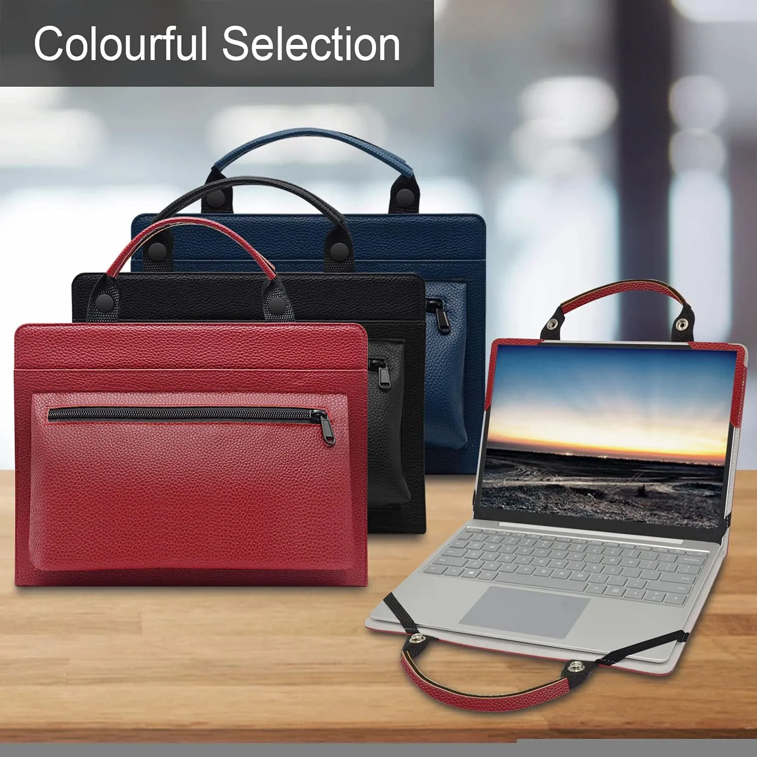 2 in 1 Protective Case   Portable Bag for 13.3" Samsung Galaxy Book S SM-W767/Galaxy Book Pro 13 np930xdb np935xdb & ASUS ZenBook 13 UX325JA Laptop[Not fit Galaxy Book Flex 13 NP930QCG],Red