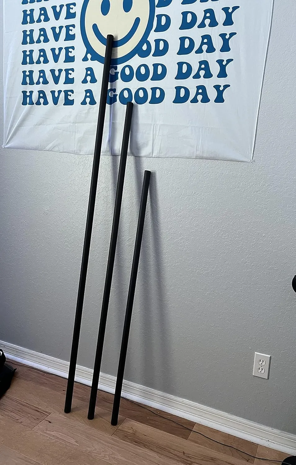 2-Pack Premium Foam Padded Training Bo Staff with Black Carry Bag Case