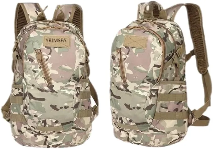 20L Tactical Multifunctional Backpack， Camping Hunting Mountaineeringand Outdoor Travel Tactical MOLLEBackpacks