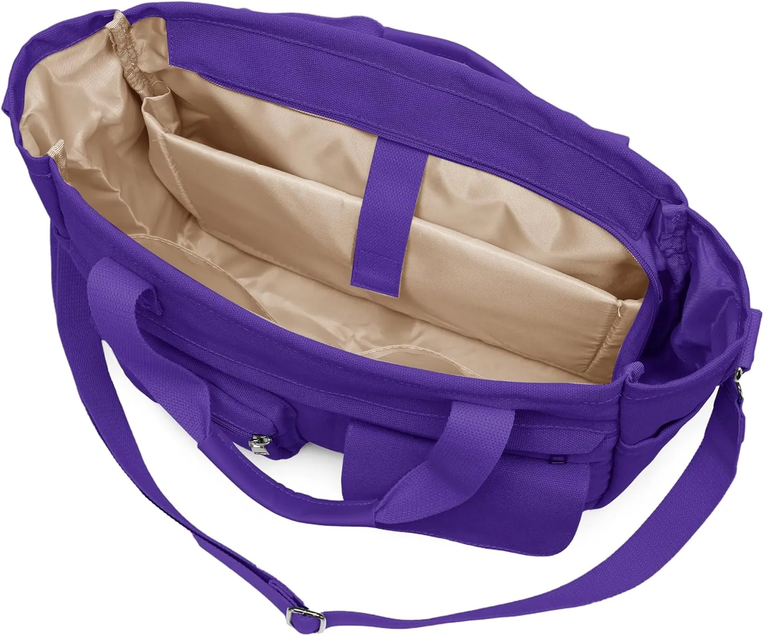 2Pcs/Set Large Canvas Tote Bag for Women, Laptop Work Bags Crossbody Shoulder Hobo Messenger Handbag Purse Travel Gym Totes