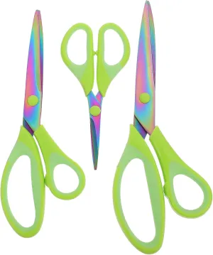 3 Pairs of Mini Embroidery Scissors, High Precision Stainless Steel Craft Scissors for Sewing, Sewing Thread Cutters Tools, Thread Cutting, and Fabric Artwork, with Protective Cases