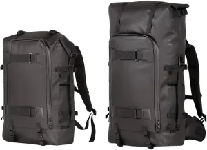 365 Travel Backpack 30L to 45L- Expandable, Heavy Duty, Waterproof Backpack with Padded Straps (Black)