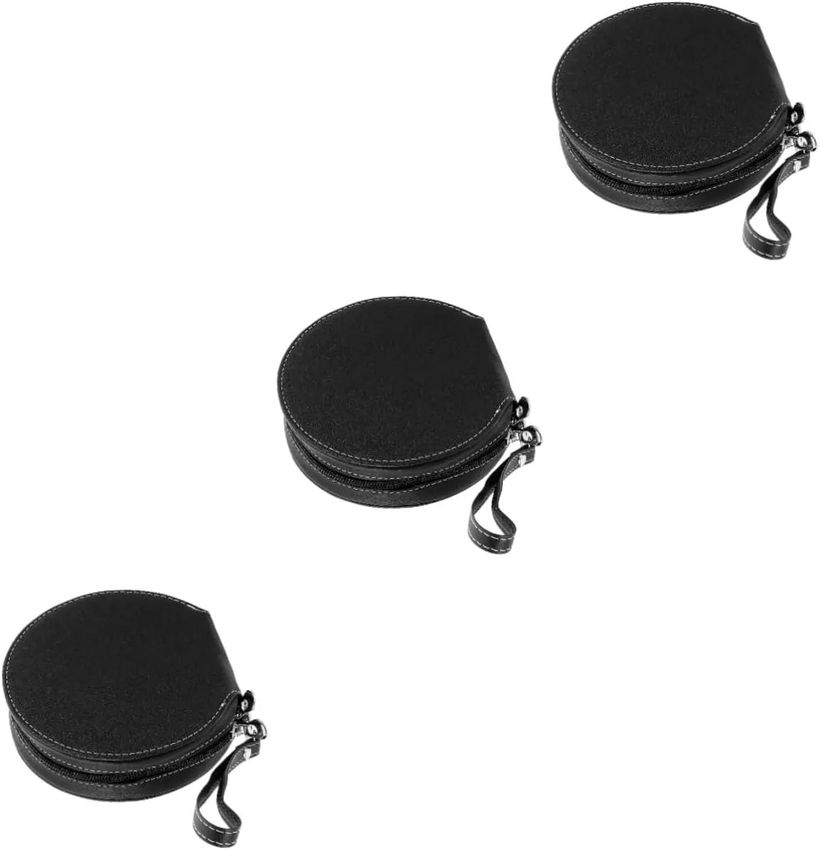 3pcs Car Cd Case Holder Cd for Car 20 Capacity Easy Access Dust Scratch Protection