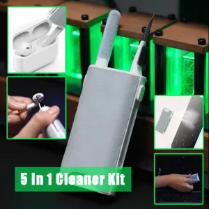 5 In 1 Screen Cleaner Kit Camera Phone Tablet Laptop Screen