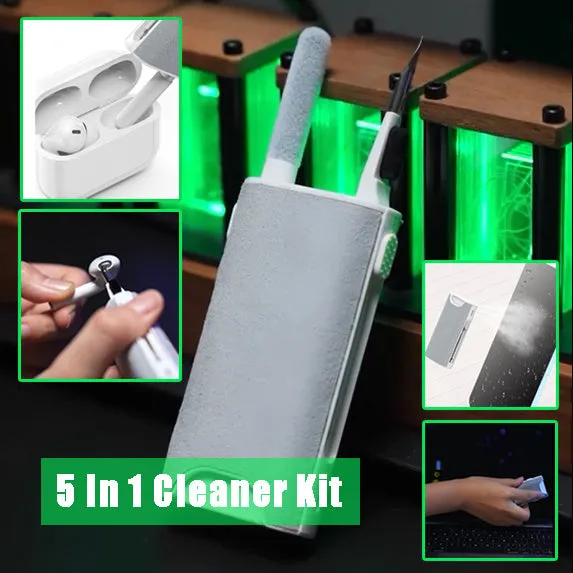 5 In 1 Screen Cleaner Kit Camera Phone Tablet Laptop Screen