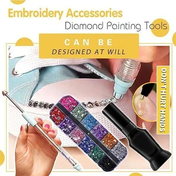 5D Diamond Painting Pen Bling It On Embroidery Accessories Round Diamond Painting Tools DIY Decorative Tools