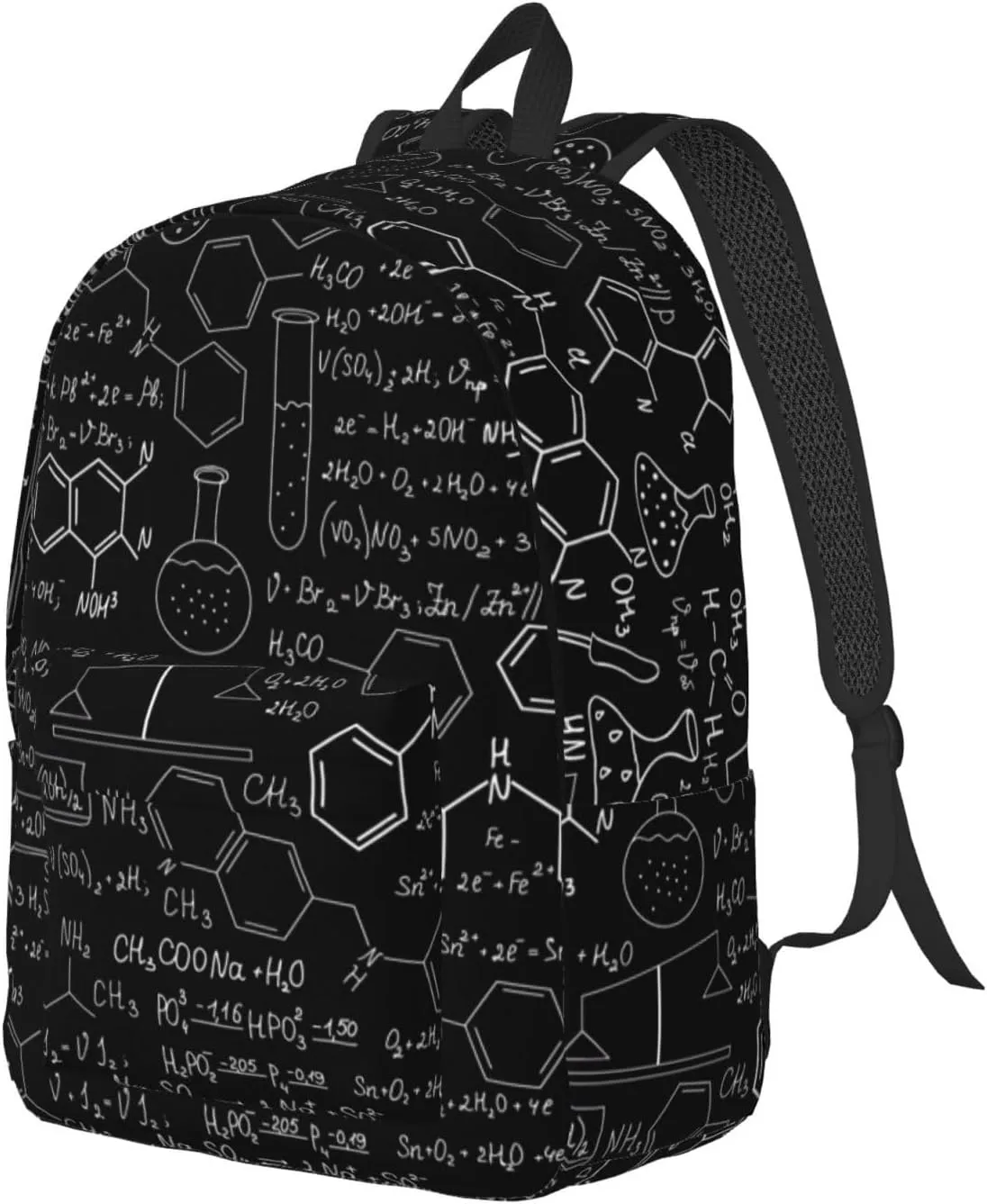 Abstract Science Chemistry Canvas Casual Lightweight Duffel Bag, Fashion Duffel Bag, Casual Daypack, Unisex Travel Backpack