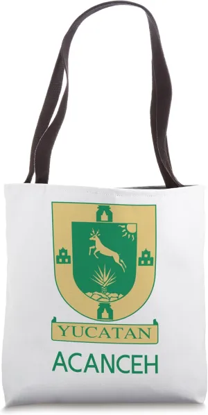 Acanceh Yucatan Estado De Mexico Escudo Eagle Aguila Tote Bag