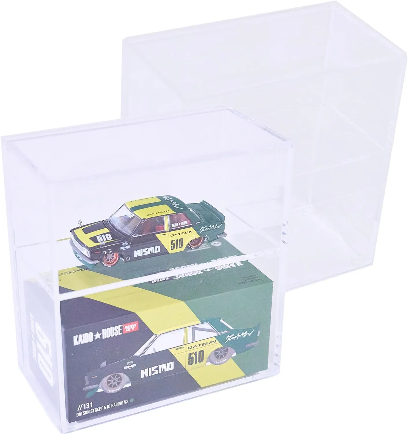 Acrylic Display Case for Kaido House Mini GT 1:64 Scale Die Cast Model Cars UV Protection