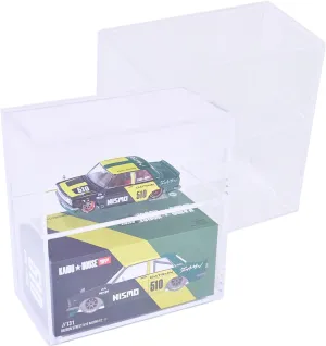Acrylic Display Case for Kaido House Mini GT 1:64 Scale Die Cast Model Cars UV Protection