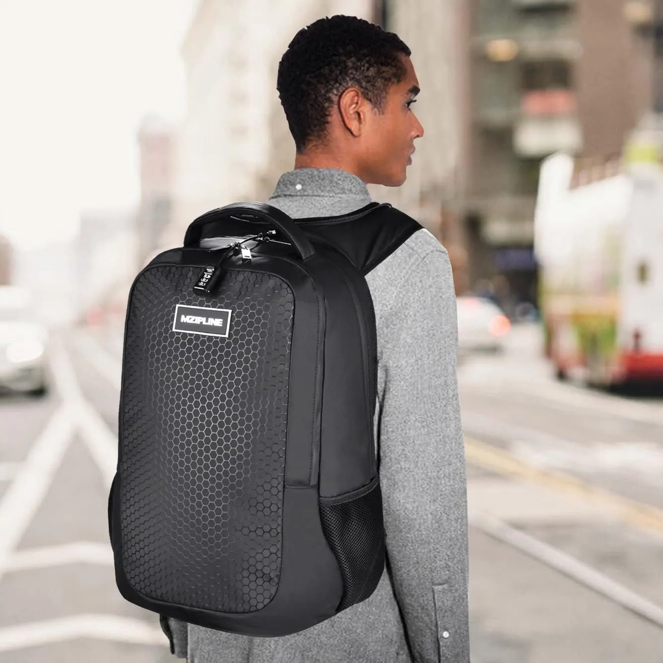 Activated Carbon Lined Backpack Bag With Comb Lock & Hoodie Water Resistant,Anti Theft Laptop Daypack Travel bags for Men & Women Travel