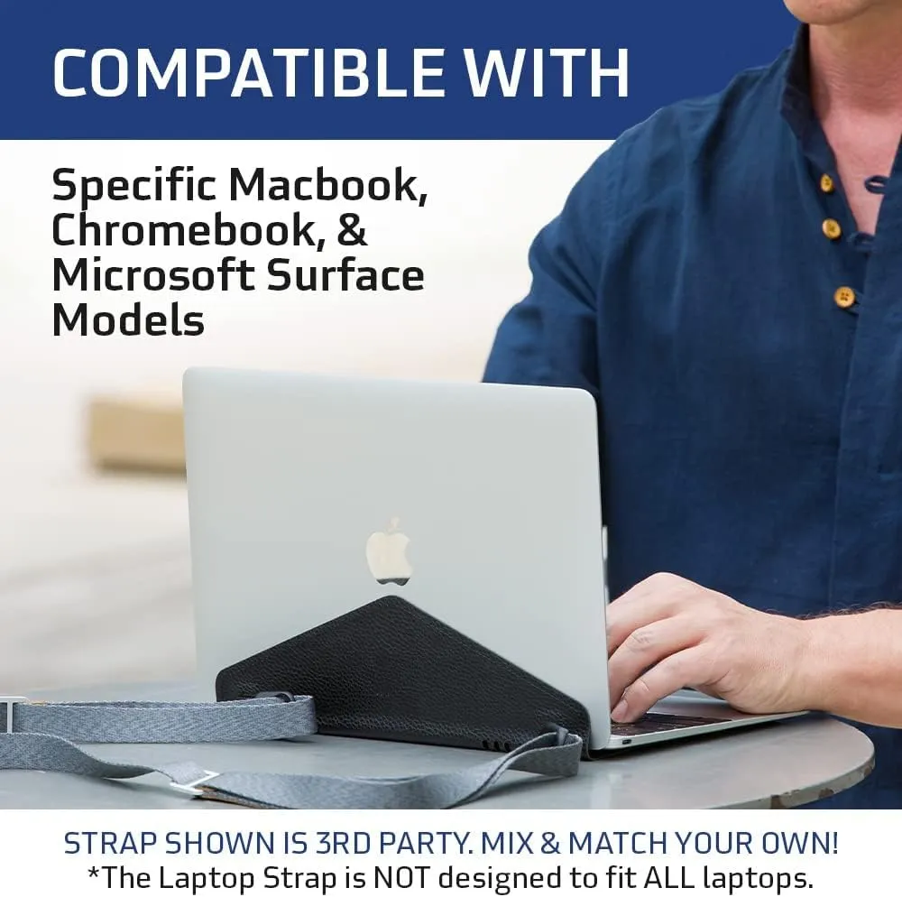 Adhesive Crossbody Laptop Carrier – Bag Sleeve Case Alternative – MEDIUM – Fits Acer, Apple, Google, HP, Microsoft