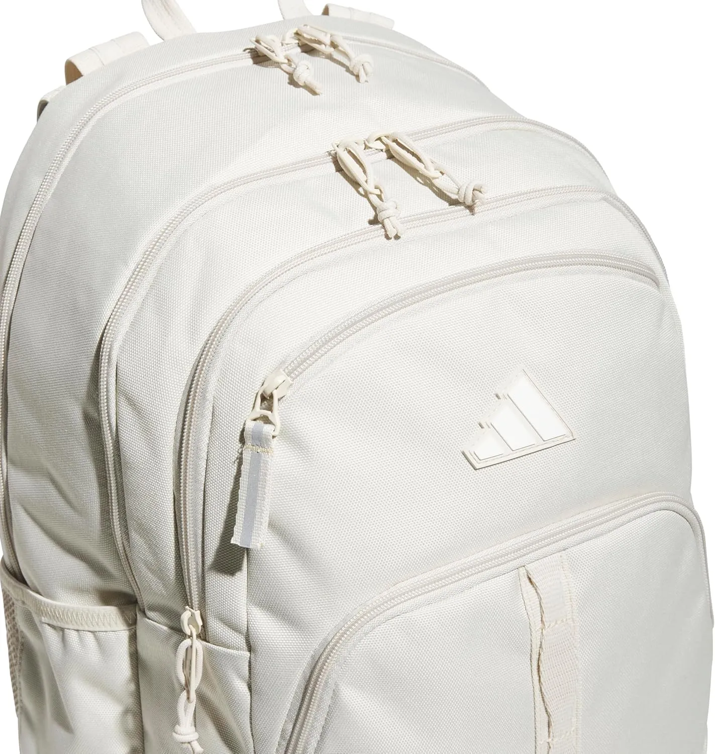adidas Prime Work, Bag, Travel Backpack for Women and Men with Padded Compartment for Laptop, Alumina Beige/White, One Size