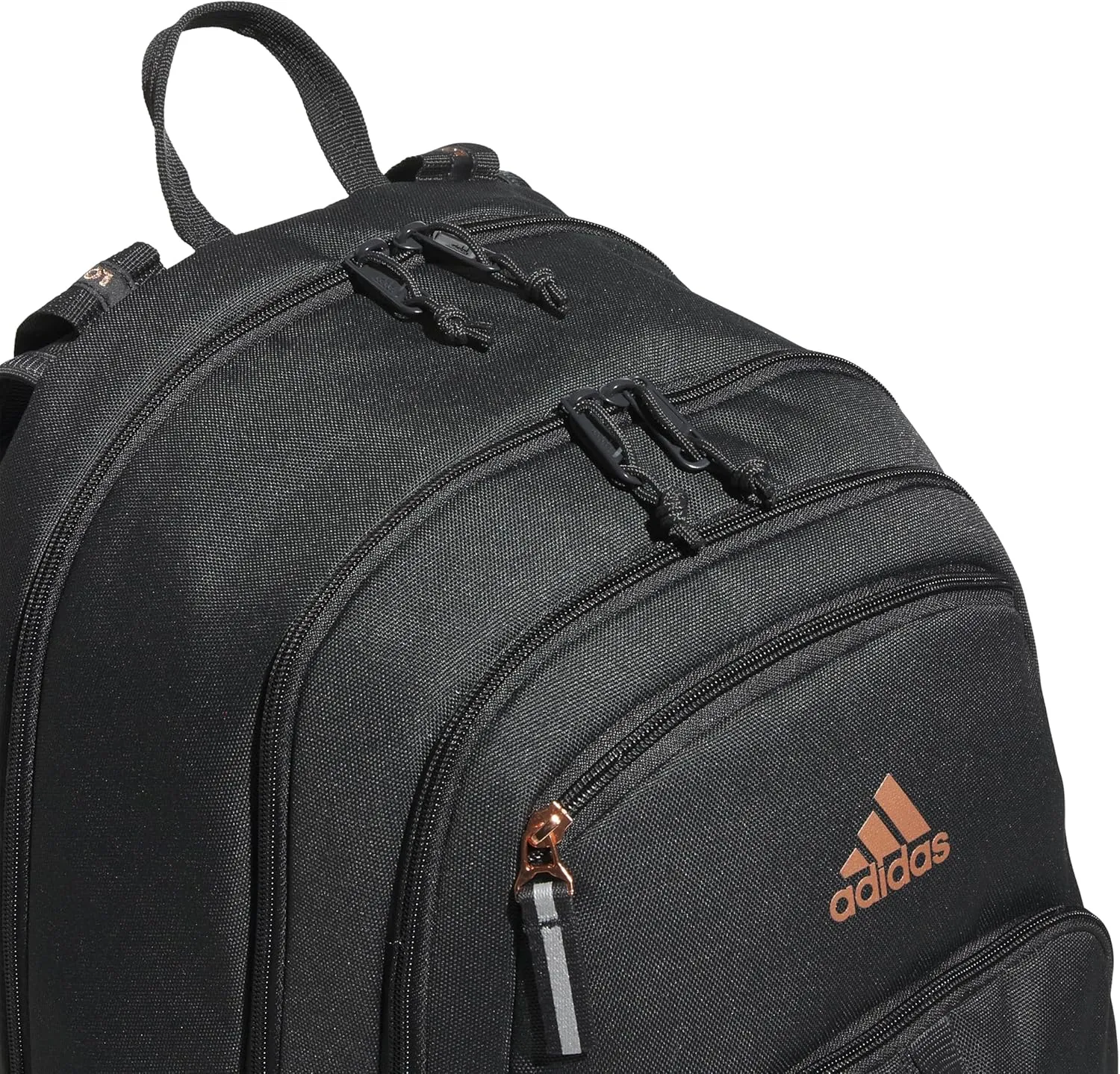 adidas Prime Work, Bag, Travel Backpack for Women and Men with Padded Compartment for Laptop, Carbon Grey/Rose Gold/2, One Size