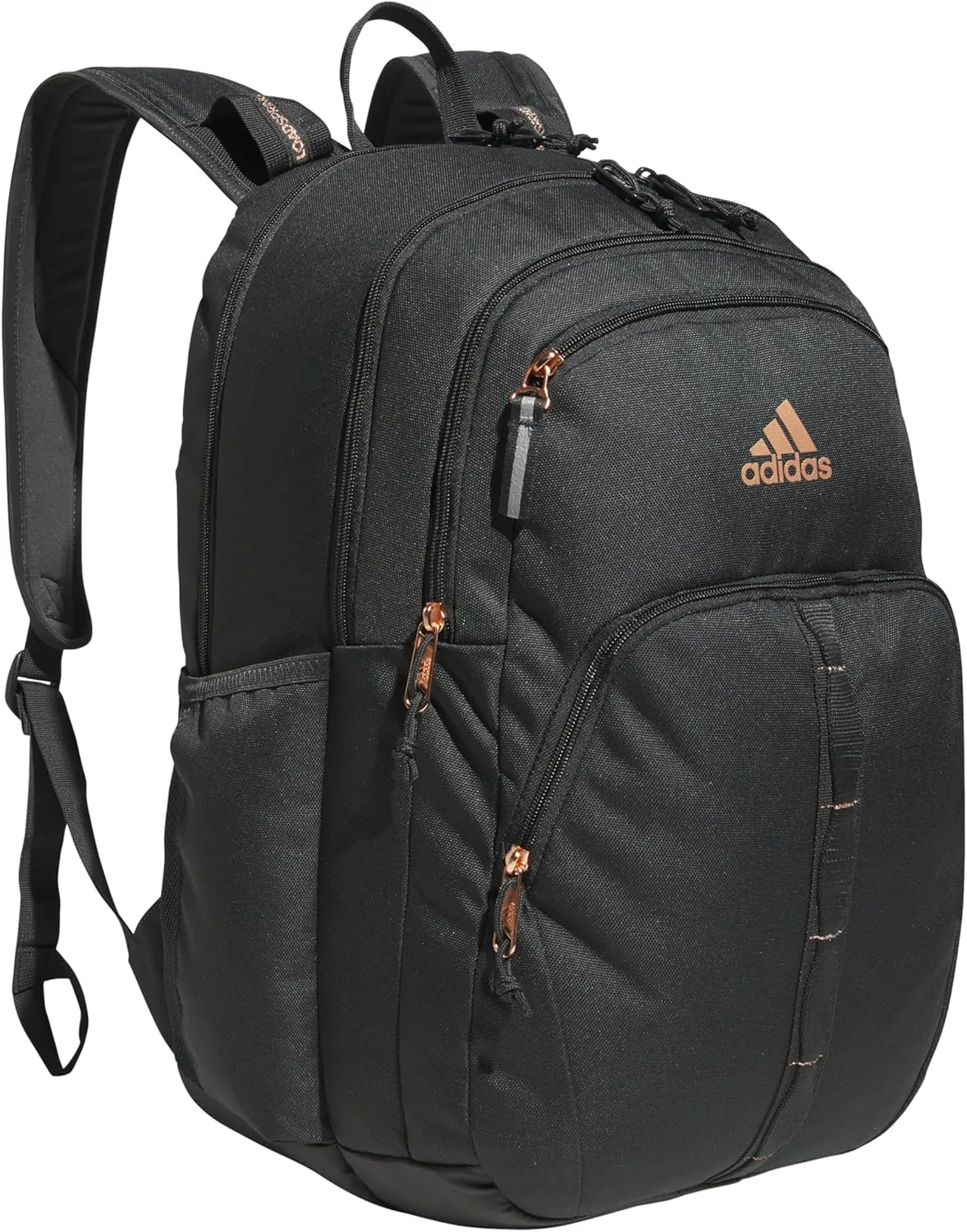 adidas Prime Work, Bag, Travel Backpack for Women and Men with Padded Compartment for Laptop, Carbon Grey/Rose Gold/2, One Size