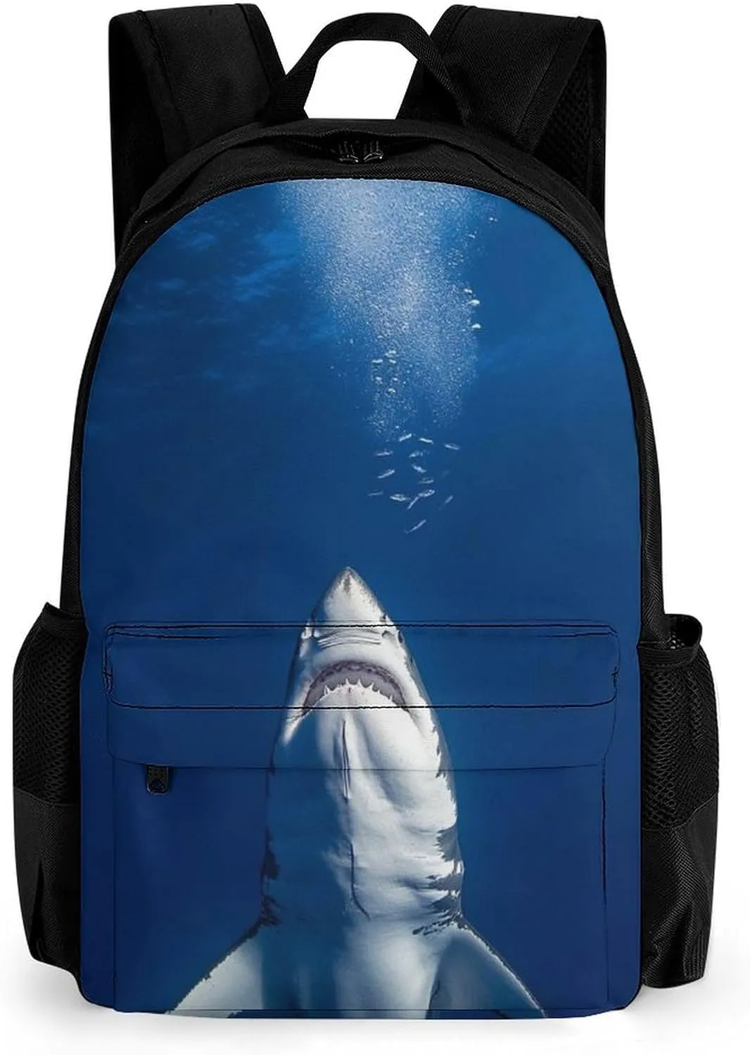Adults Lightweight Shark Standing Rucksacks Large Capacity Bookbag With Adjustable Shoulder Straps for Trekking Outdoors Bicycle