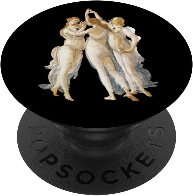 Aesthetic Sandro Botticelli - Three Graces from Primavera PopSockets Swappable PopGrip