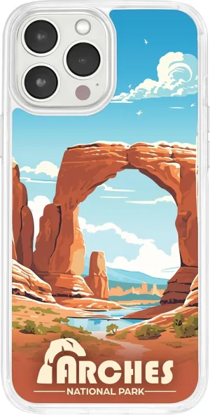 Affinity Bands National Parks HD Mag-Safe Phone Case Compatible with Apple iPhone 13 Pro (Arches)