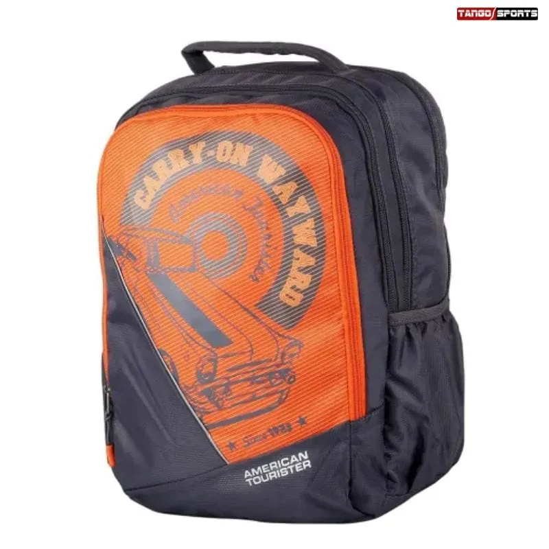 AMERICAN TOURISTER Large 36 L Backpack Pop 02 (Orange, Grey)
