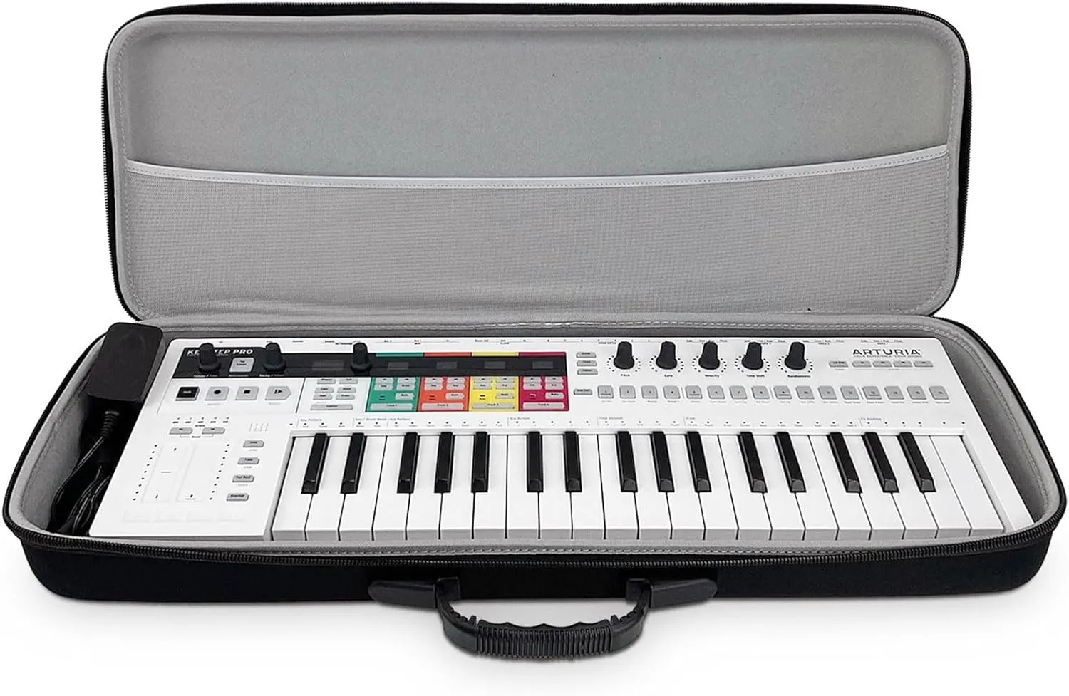 ANALOG CASES Arturia KeyStep Pro/MiniFreak Case - Custom-Fitted Compact PULSE Hard Case for Travel