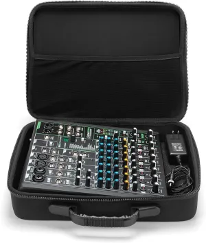 ANALOG CASES Mackie ProFX10V3 / Yamaha MG10XU Case - Custom-Fitted Compact PULSE Hard Case for Travel