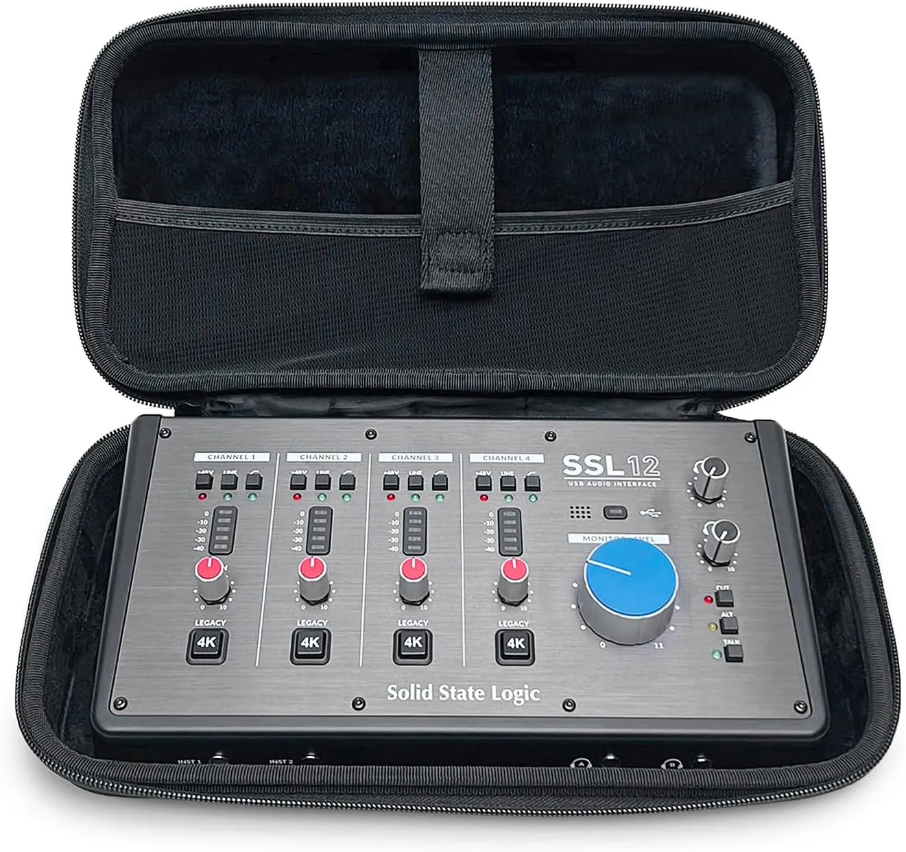 ANALOG CASES SSL 12 Case - Custom-Fitted Compact PULSE Hard Case for Travel