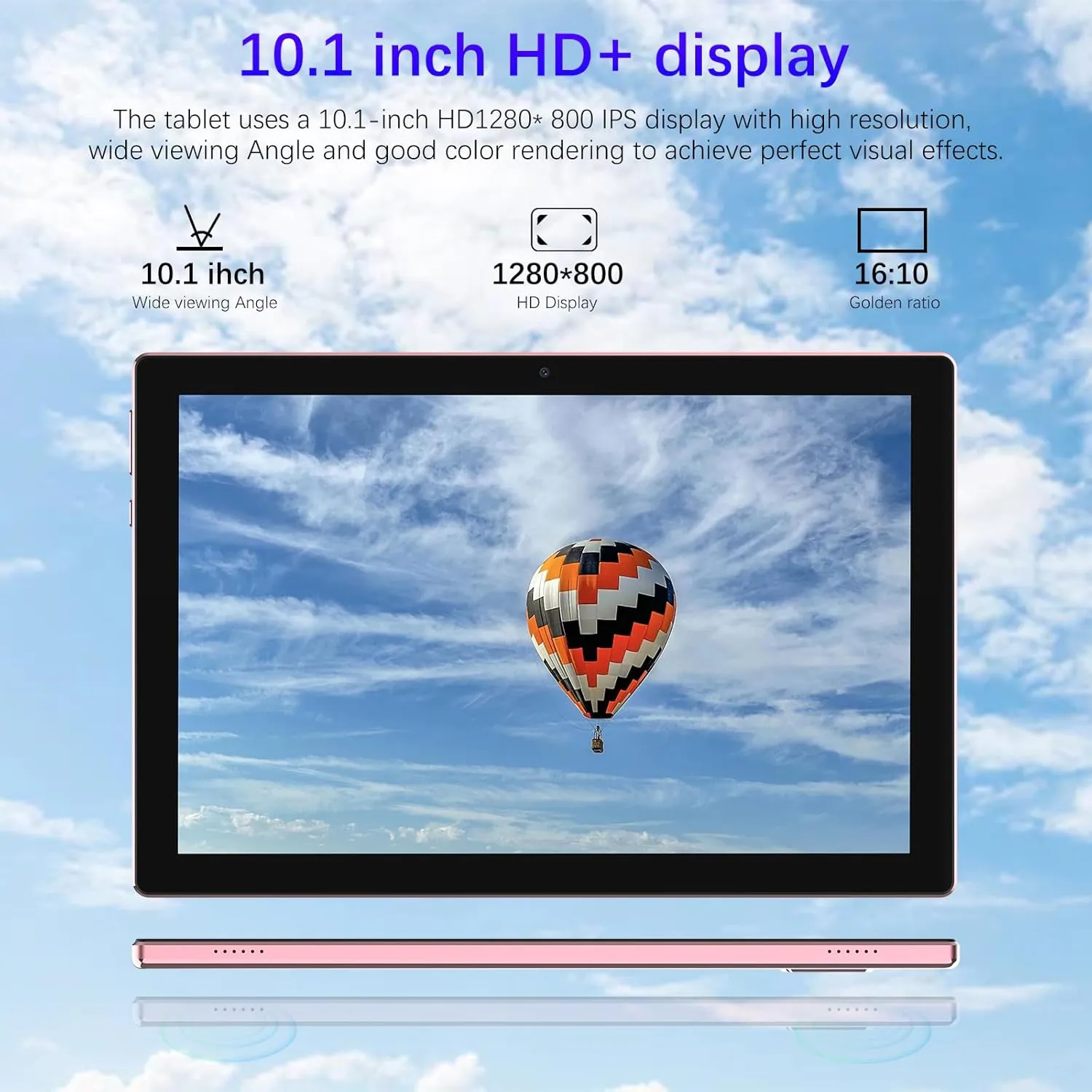 Android 14 Tablet, 10 inch 2 in 1 Tablets with Keyboard Mouse Case Stylus, 8GB 64GB 1TB Expand Tablet, 8MP Camera, IPS Touch Screen Tablet Computer, 5G WiFi, Bluetooth, Long Battery Life Tablet Pink