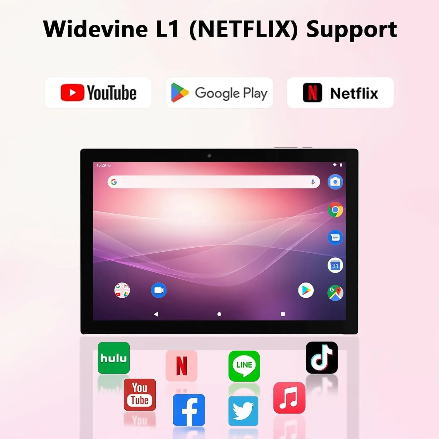 Android 15 Tablet 10 Inch, 18GB RAM 128GB ROM/2TB Expandable Tablet, 2 in 1 Tablets with Keyboard Case Mouse Stylus, 2.0GHz Quad-core CPU, 1280*800 IPS HD Screen, 5G WiFi6 BT 5.0, 8MP Camera Tablet PC